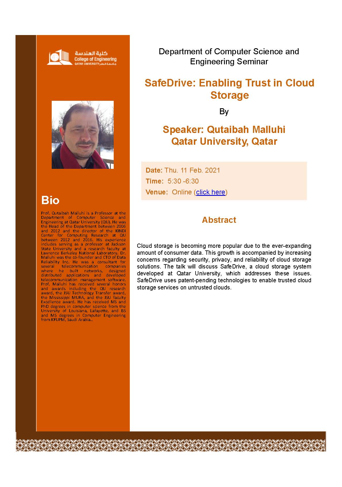 cse-seminar-safedrive-enabling-trust-in-cloud-storage